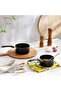 Essentials 2-Piece Sauce Pan - Black - 2
