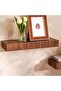 Brennan Floating Shelves 48.7x15.5cm - Dark Brown