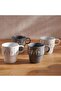 Foliage 4-piece Mug Set 400ml -grey & White - 4