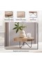 Natura Wooden Decorative Stand 25x25x11 Cm - Natural - 4