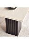 Erbit End Table Marble - Natural & Walnut - 3