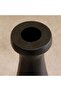 Durian Mango Wood Taper Candle Holder 7x7x20cm -black - 2