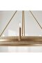 Bermas 10-light E14 Corn Leaf Rope Chandelier 102x79cm - Natural/brass - 3