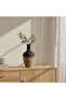 Caspian Terracotta Vase 22.5x22.5x43cm -black & Brown