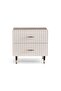 Aversa Nightstand With 2 Drawer - White - 5