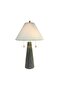 Megumi E27 Marble Table Lamp With Pull Switch 35.5x56cm - Green - 4