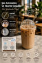 1 Piece Mica Plastic Heat Resistant Pinterest Cup with Oval Lid |   Coffee and Presentation Cup |   430 ml - 7
