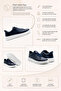 Navy Blue 100% Genuine Leather Men's Sports Sneaker with Orthopedic Sole Vt27 - 4