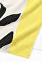 Tropical Leaf Beach Towel - Yellow Black Minimalist Pool Sea Bath Quick Dry Beach Cover - 3