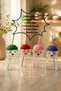 Teddy Bear Cup with Straw, Colorful Cute Soft Drink Smoothie Coffee Cup Borosilicate 580 ml