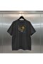 Future Digital Printed Oversize Black T-Shirt