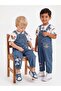 Printed Children's Denim Salopet Trend 2 Piece Combination 3-6 Years - 2