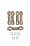90 cm Metal Clip-On Elastic Laces |   5 Pairs