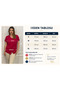 100% Organic Cotton Women's Asymmetrical Front Blouse with Sequin Detail - 6