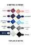 3 Meters, 10 Colors, 1mm Waxed Cord (TOTAL 30 METERS) Necklace Cord, Jewelry Design Cord, Bracelet Cord