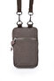 Krinkıl / Klinkır Imported Waterproof Shoulder Strap Crossbody Mini Mobile Phone Carrying Bag Wallet Mink K001 - 4