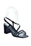 Black Women's Heeled Shoes H922741009 - 6