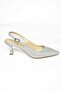 S518081714 Silver Glitter Low Heeled Women's Shoes - 5