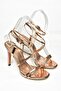 S997066334 Bronze Mirror Thin Heeled Women's Evening Shoes - 7