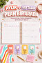 12-Month Non-Periodic Planner Agenda 17X24 cm |   Undated Monthly and Weekly Planning |   School Motivation Sheet with Habits and Goal Tracking |   4 Sheets of Stickers as a Gift |   Undated Planner Agenda - 204 Pages - 3