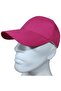 Unisex Candy Pink Micro Fabric Sports Baseball Cap Hat with Adjustable Velcro Back - 2