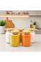 Set of 8 Wooden Vacuum Lid Glass Pulses Storage Jars 800 ml with Label Gift - 4
