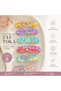 Dd169 Colorful Floral Hair Clip 6-Piece Clips Women Kids Teen