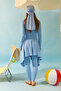 Tie-Up Asymmetrical Swimsuit Skirt Baby Blue - 8