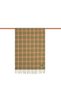 Green Orange Patterned Winter Shawl - 3