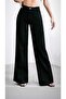 Xier Black Lycra Super High Waist Loose Jean Trousers. (super High.) Wide Leg - 2