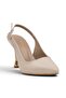 Open Back Pointed Toe Heelled Evening Dress - 3