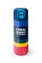 Kids Colorful Line Patterned Steel Thermos with Straw and Direct Drinking Feature 500 ml 38122 - 4