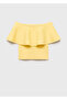Maxi Flounced Strapless Blouse - 3