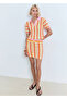 Striped perforated knitted sweater - 2