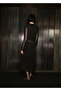 Puff Sleeve Chiffon Dress - 4