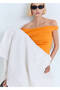 Asymmetrical Strapless Blouse - 7