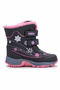 Snowflake Velcro Girls Snow Boots Resistant to Cold Water - 4