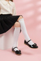 5104 Girl's Ballerina Velcro Orthopedic Patent Leather Ballerina Shoes - 3