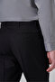 Men's Black Basic Flat Dynamic Fit Pants - 5