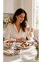 Lavira Series Handmade 4-Piece Single Person Special Ceramic Breakfast Set - 5