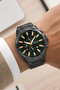 Function Men's Wristwatch Smoked Color Steel Band Zmfer041 - 2