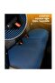 Mattress Rug 3-Piece Luxury Set Anti-Sweat Black Blue Klf003 - 3