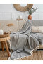 Gray Anthracite Linen Sofa Cover[170 X 220] - 3