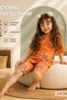Girl's Floral Patterned Leggings Set - Tile Color (Age 3-10) - 5