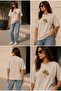 Basic Modal Palm Model T-Shirt - 4