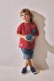 100% Cotton Tropical Patterned Jean Shorts for Baby Boy H7336A526Hs