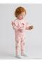 Bowknot Teddy Bear Printed 6-18 Months Set - Pink 12-18 Months