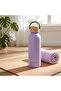 Steel Core Stainless Steel Lunch Box 839ml & Double Wall Stainless Steel Water Bottle 500ml – Purple - 8