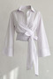 Tie-Up Shirt - White - 4