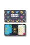 Happy Socks Men's Multi-Colored Patterned Cotton 3-Piece Sock Set Xdog08-0150 - 6